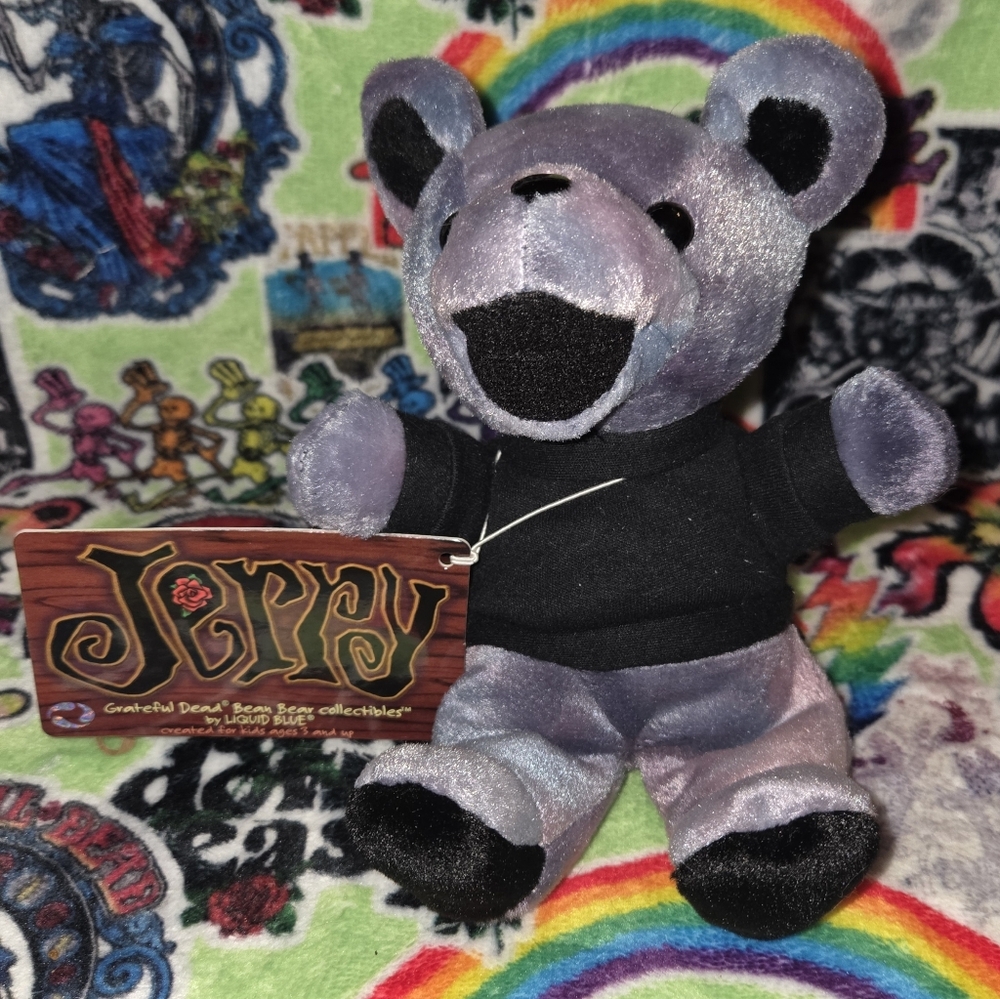 Grateful Dead Bear "Jerry" By Liquid Blue ~NWT~